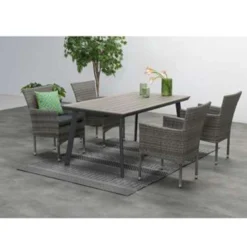 Garden Impressions Penedo Tuintafel 160x90 Cm - Zwart 9 Garden Impressions Penedo Tuintafel 160x90 Cm - Zwart -Zonnetuin Verkoopwinkel 1000003879 0104