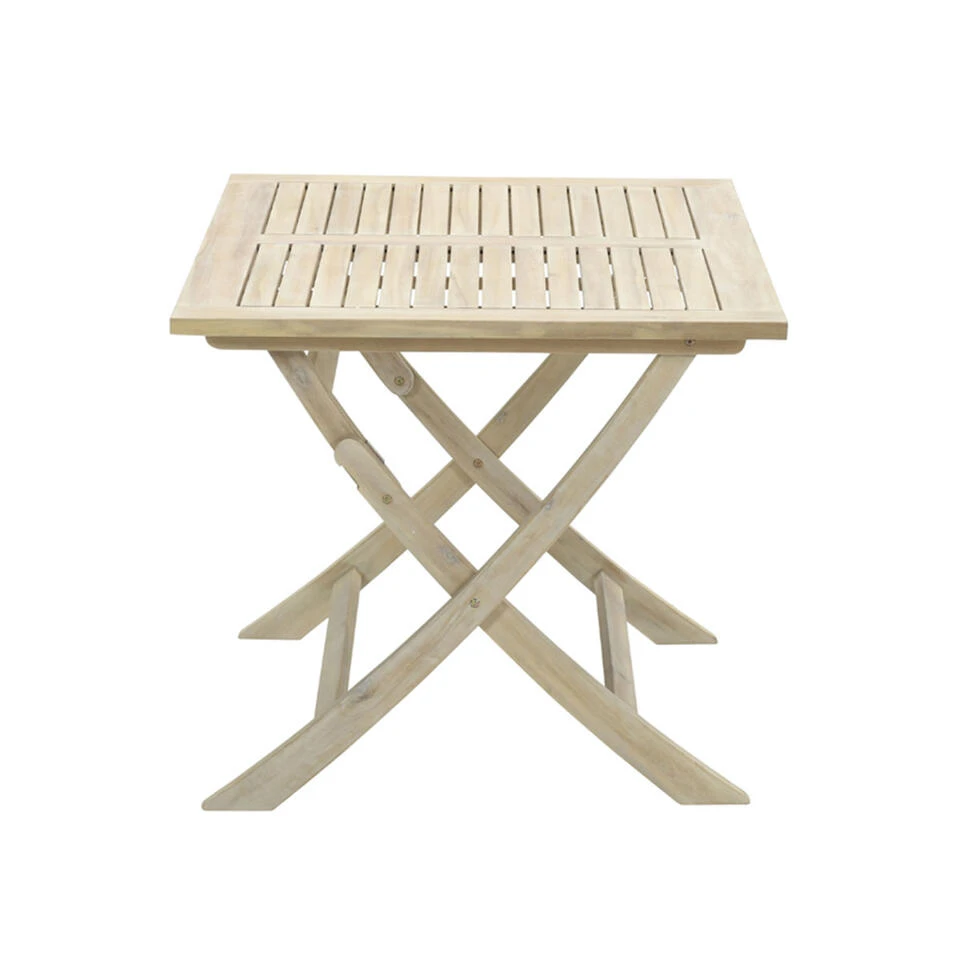 Garden Impressions Keys Inklapbare Tuintafel 120x80xH72 Smoky Acacia 4 Garden Impressions Keys Inklapbare Tuintafel 120x80xH72 Smoky Acacia - Afbeelding 2