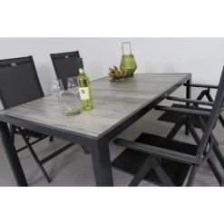 Hartman Tanger Tuintafel 168 Cm. - Napoli Tuinstoelen -Zonnetuin Verkoopwinkel 1000031649 0102
