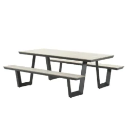 Garden Impressions Sarria Picknick Set 200 X 90 - Donker Grijs