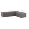 Madison - Loungeset Cover - Links - Grijs - 320 X 255 X 70 -Zonnetuin Verkoopwinkel 1000036269
