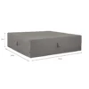 Madison - Loungeset Cover - Grijs - 275 X 275 X 70 -Zonnetuin Verkoopwinkel 1000036279