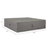 Madison - Hoes Voor Loungesets - 205 X 100 X 70 - Grijs -Zonnetuin Verkoopwinkel 1000036280