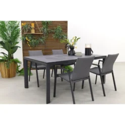 VDG Lima/Baltimor 180 Cm. Stapelbare Tuinset - 5-delig -Zonnetuin Verkoopwinkel 1000045613 0102