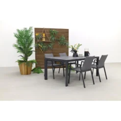 VDG Lima/Baltimor 180 Cm. Stapelbare Tuinset - 5-delig -Zonnetuin Verkoopwinkel 1000045613 0103