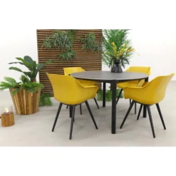 Hartman Sophie Curry Yellow/Arezzo 130 Cm. Tuinset - 5-delig -Zonnetuin Verkoopwinkel 1000045670 0102