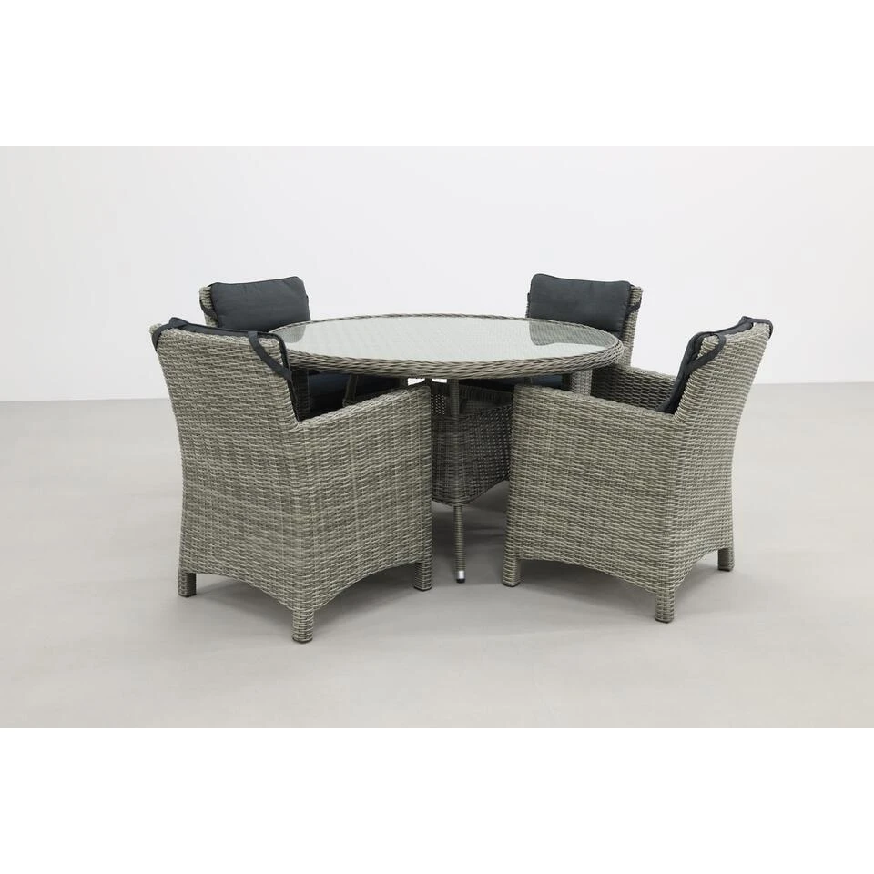 VDG Wicker Ronde Tuinset Oliva 5 VDG Wicker Ronde Tuinset Oliva - Afbeelding 3