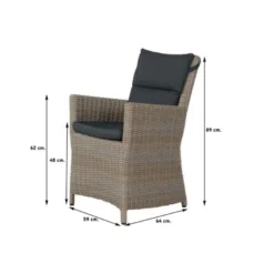 VDG Mante Dessert/Rome Brown 100 Cm. Tuinset - 5-delig 9 VDG Mante Dessert/Rome Brown 100 Cm. Tuinset - 5-delig -Zonnetuin Verkoopwinkel 1000048766 0103