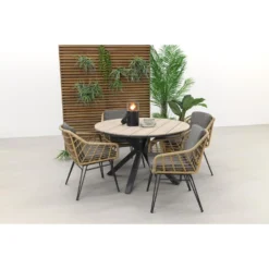 4 Seasons Cottage / GI Edison 122 Cm. - Ronde Tuinset 8 4 Seasons Cottage / GI Edison 122 Cm. - Ronde Tuinset -Zonnetuin Verkoopwinkel 1000050031 0102