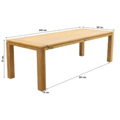 Hartman Sophie Element Yellow/Rome Brown 240 Cm. Tuinset - 7-delig -Zonnetuin Verkoopwinkel 1000053123 0103