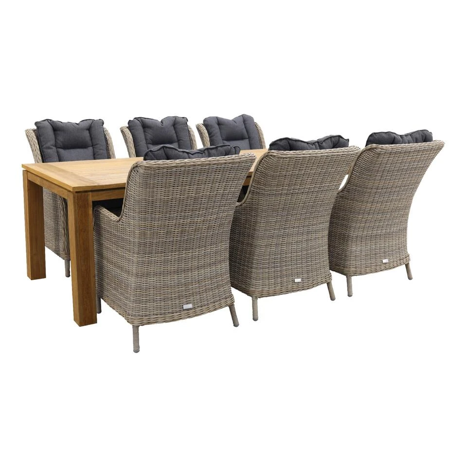 Garden Impressions Osborne/Rome Brown 240 Cm. Tuinset - 7-delig 3 Garden Impressions Osborne/Rome Brown 240 Cm. Tuinset - 7-delig