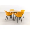 Hartman Sophie Studio Orange/Dave Teak 110 Cm. Tuinset - 5-delig