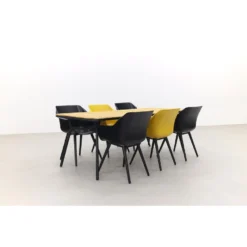 Hartman Sophie Studio Black&Yellow/Bella 220x95 Cm. - 7-delige Tuinset -Zonnetuin Verkoopwinkel 1000058257 0102