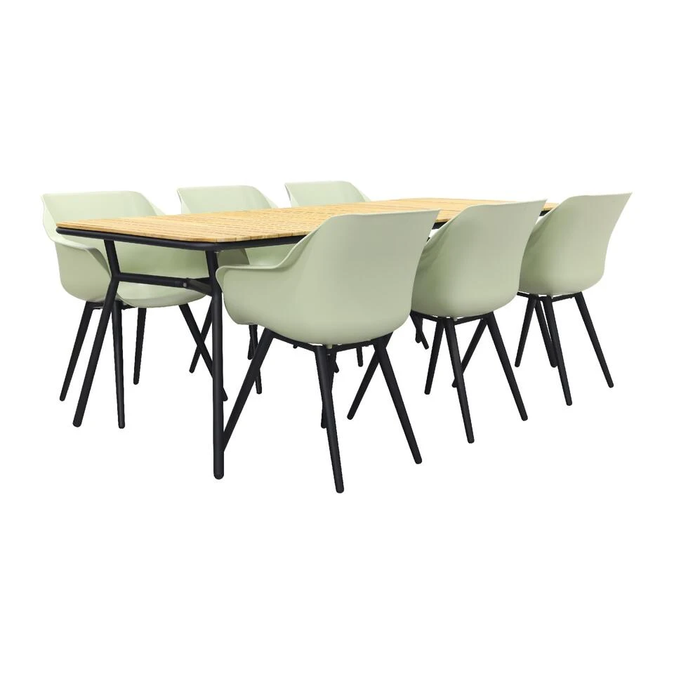 Hartman Sophie Studio French Green/Bella 220x95 Cm. - 7-delige Tuinset 3 Hartman Sophie Studio French Green/Bella 220x95 Cm. - 7-delige Tuinset