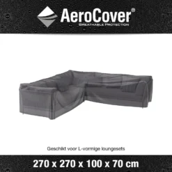 Aerocover Loungesethoes L-vorm 270x270 Cm 8 Aerocover Loungesethoes L-vorm 270x270 Cm -Zonnetuin Verkoopwinkel 1000073227 0102