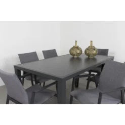 Lima Antraciet/Alma 160 Cm. Tuinset - 7-delig -Zonnetuin Verkoopwinkel 1000074482 0103
