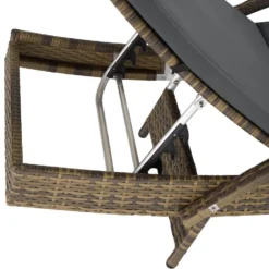 Tectake - Ligbed Océane - Wicker - 5-standen Rugleuning - Natuurkleur 9 Tectake - Ligbed Océane - Wicker - 5-standen Rugleuning - Natuurkleur -Zonnetuin Verkoopwinkel 1000077834 0103