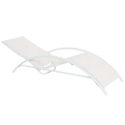 Beliani Tuinligstoel GAETA - Beige Staal, Textiel 9 Beliani Tuinligstoel GAETA - Beige Staal, Textiel -Zonnetuin Verkoopwinkel 1000079550 0103