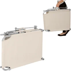 Tectake - Ligbed Met Zonnedak Beige 9 Tectake - Ligbed Met Zonnedak Beige -Zonnetuin Verkoopwinkel 1000083093 0103