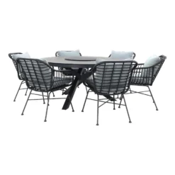 Garden Impressions Margriet Zwart/Perth 150 Cm. - Ronde Tuinset