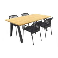 Taste Barista Antraciet/Ambassador 180x100 Cm. Tuinset - 5 Delig