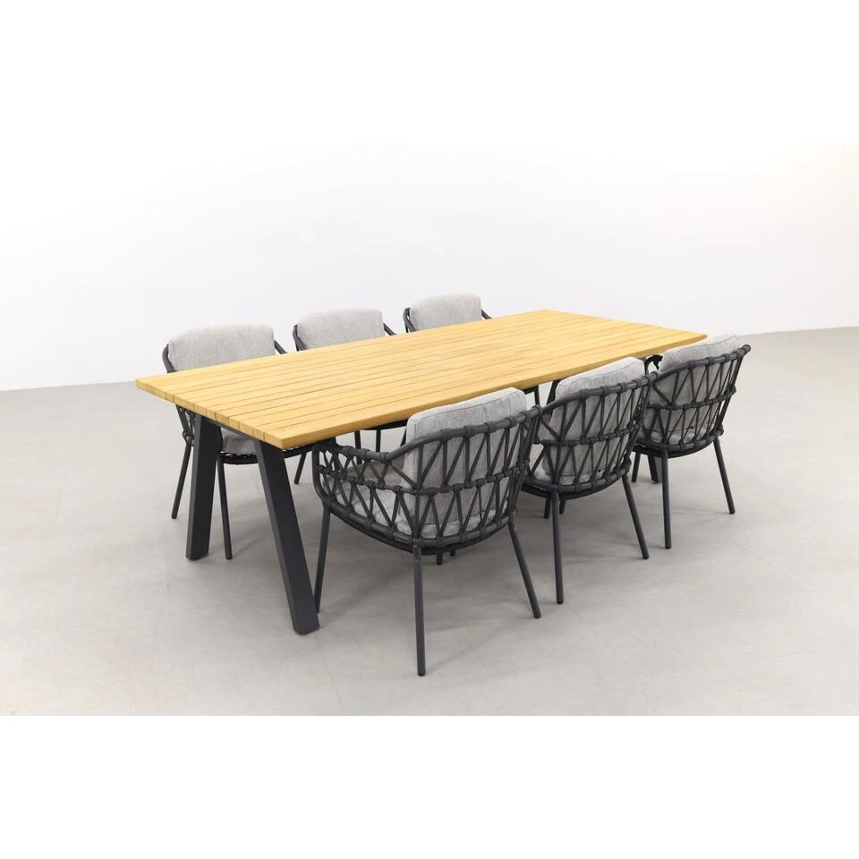 Taste Barista Antraciet/Ambassador 240x100 Cm. Tuinset - 7-delig 6 Taste Barista Antraciet/Ambassador 240x100 Cm. Tuinset - 7-delig - Afbeelding 4