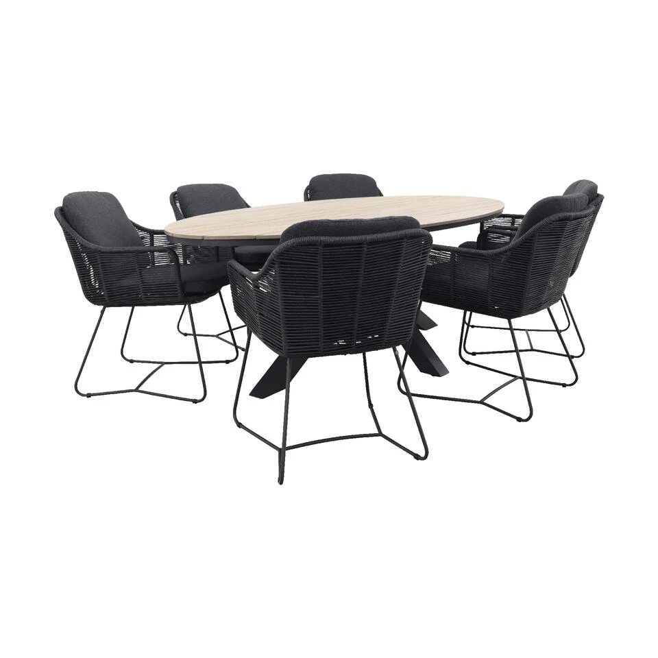 Taste Belmond / GI Edison 220x115 Cm. - Ovale Tuinset 3 Taste Belmond / GI Edison 220x115 Cm. - Ovale Tuinset