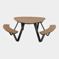 Arezzo Picknickset Driehoek - Hout - Bruin -Zonnetuin Verkoopwinkel 1000088273 0103