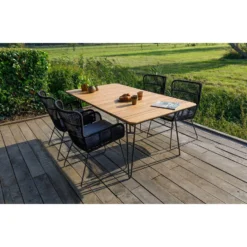 Exotan Tuintafel Slimm - Teak - Naturel - 75x180x100 -Zonnetuin Verkoopwinkel 1000088986 0102