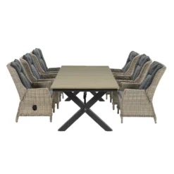 Garden Impressions Marbella Tuinset 7delig V. Willow -Stone Tafel