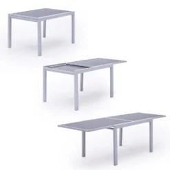 Happy Garden Buitenmeubelsets LAMPEDUSA - Wit - Aluminium -Zonnetuin Verkoopwinkel 1000092335 0102