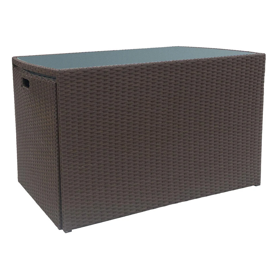 Happy Garden Buitenmeubelsets SANTORIN - Bruin - Staal 5 Happy Garden Buitenmeubelsets SANTORIN - Bruin - Staal - Afbeelding 3