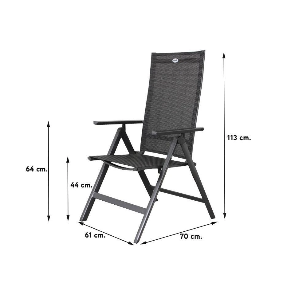 Hartman Napoli/Silva 240x115 Cm. Ovale Tuinset - Verstelbaar 5 Hartman Napoli/Silva 240x115 Cm. Ovale Tuinset - Verstelbaar - Afbeelding 3