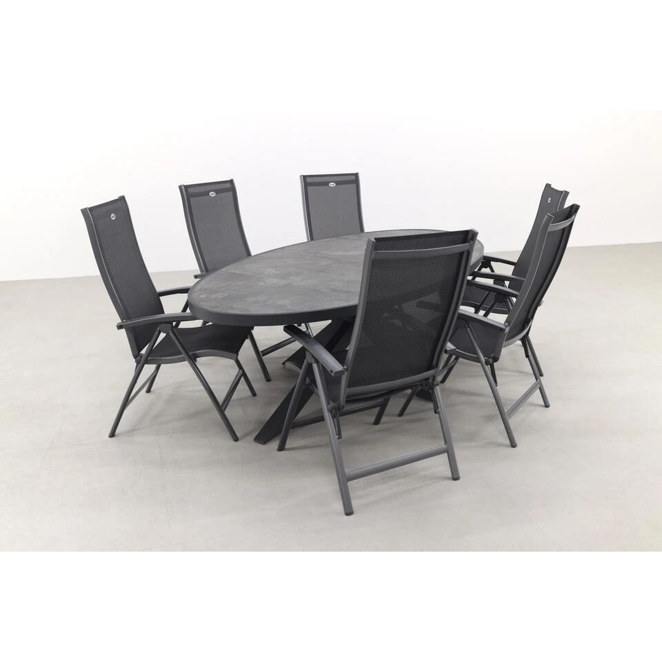 Hartman Salvatore/Silva 240x115 Cm. Ovale Tuinset - Verstelbaar 6 Hartman Salvatore/Silva 240x115 Cm. Ovale Tuinset - Verstelbaar - Afbeelding 4