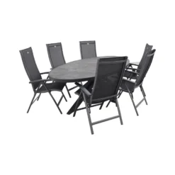 Hartman Salvatore/Silva 240x115 Cm. Ovale Tuinset - Verstelbaar