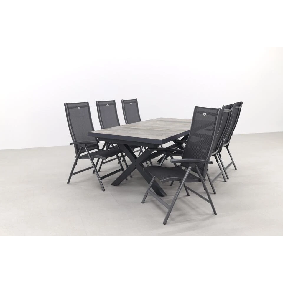 Hartman Salvatore/Ottowa 205-265x100 Cm. - 7-delige Tuinset Verstelbaar 6 Hartman Salvatore/Ottowa 205-265x100 Cm. - 7-delige Tuinset Verstelbaar - Afbeelding 4