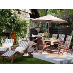 Beliani Tuinligstoel MARLBORO / JAVA / TOSCANA - Donkere Houtkleur Acaciahout 9 Beliani Tuinligstoel MARLBORO / JAVA / TOSCANA - Donkere Houtkleur Acaciahout -Zonnetuin Verkoopwinkel 1000096765 0103