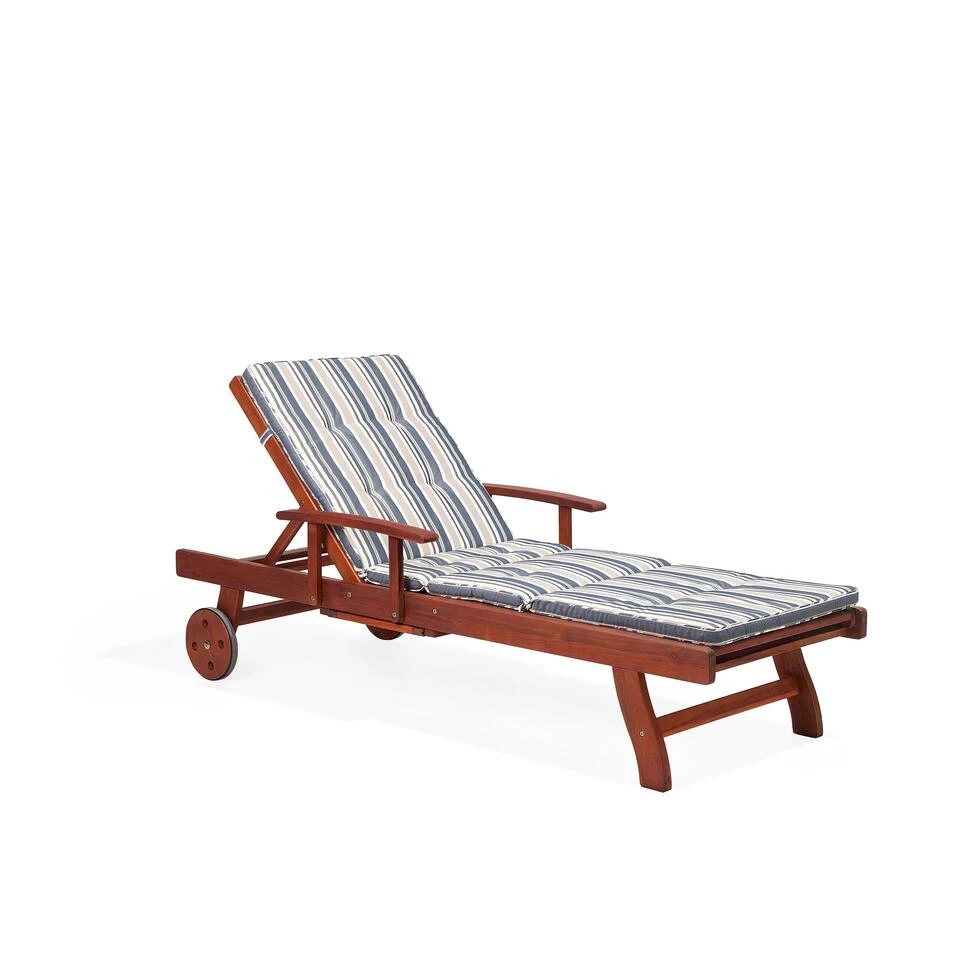 Beliani Tuinligstoel MARLBORO / JAVA / TOSCANA - Donkere Houtkleur Acaciahout 3 Beliani Tuinligstoel MARLBORO / JAVA / TOSCANA - Donkere Houtkleur Acaciahout