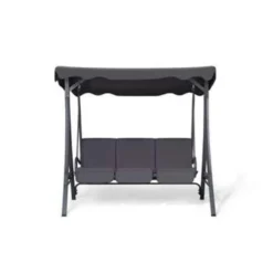 Beliani Schommelbank GARBO - Grijs Polyester -Zonnetuin Verkoopwinkel 130aa4a9c1ff4b708ba36dcee014d182