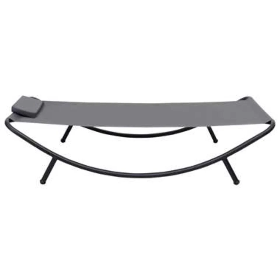 VidaXL Tuinbed 200x90 Cm Staal Grijs 5 VidaXL Tuinbed 200x90 Cm Staal Grijs - Afbeelding 3