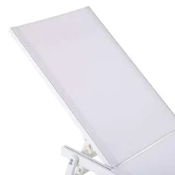 Beliani Tuinligstoel PORTOFINO - Wit Aluminium, Textiel 8 Beliani Tuinligstoel PORTOFINO - Wit Aluminium, Textiel -Zonnetuin Verkoopwinkel 3c3a988fa62949ae844141762d0456db