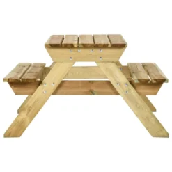 VidaXL Picknicktafel Met Banken 110x123x73 Cm Geïmpregneerd Grenenhout -Zonnetuin Verkoopwinkel 44395d95086b4658a9f45f18af4e4b25