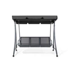 Beliani Schommelbank BOGART - Zwart Mesh -Zonnetuin Verkoopwinkel 6e735f3942be48868b781dd86579332d