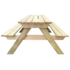 VidaXL Picknicktafel 150x135x71,5 Cm Hout 8 VidaXL Picknicktafel 150x135x71,5 Cm Hout -Zonnetuin Verkoopwinkel 6f59bdd327534033aa4f6f3ea42b3bd0