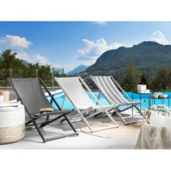 Beliani Tuinligstoel LOCRI - Grijs Polyester, Aluminium 9 Beliani Tuinligstoel LOCRI - Grijs Polyester, Aluminium -Zonnetuin Verkoopwinkel 75bbf13e1ae648948b3572c2d0260875