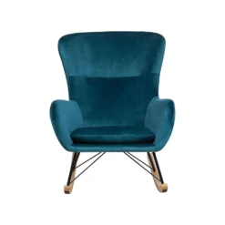 Beliani Schommelstoel ELLAN - Blauw Fluweel 9 Beliani Schommelstoel ELLAN - Blauw Fluweel -Zonnetuin Verkoopwinkel af000819e85548119cc015a01aa9732e