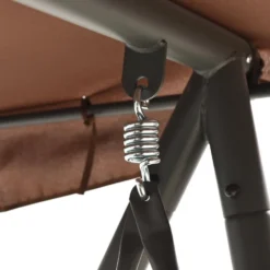 VidaXL Schommelbank Voor Buiten Met Luifel Koffiekleurig 9 VidaXL Schommelbank Voor Buiten Met Luifel Koffiekleurig -Zonnetuin Verkoopwinkel cfe6933272f34a9c966e1b1db974f244