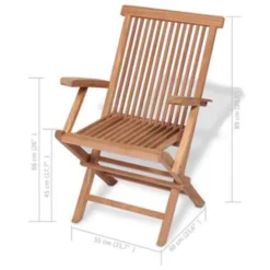 VidaXL 5-delige Tuinset Massief Teakhout -Zonnetuin Verkoopwinkel ee95e098978245dc889381548169794a