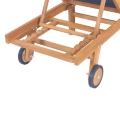 VidaXL Ligbed Inklapbaar Met Wielen Massief Teakhout En Textileen 8 VidaXL Ligbed Inklapbaar Met Wielen Massief Teakhout En Textileen -Zonnetuin Verkoopwinkel ef16ede96b474caaae28ac5b7a5ce01d